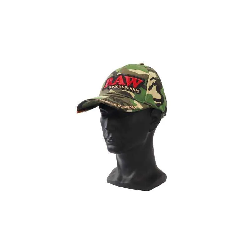 RAW Camo Snapback Cap with Poker view 2