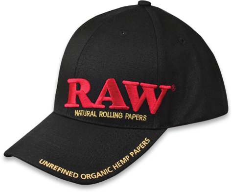 RAW Classic Black Snapback Cap with Poker