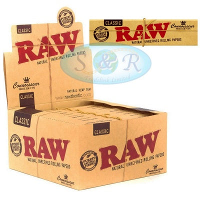RAW Classic Connoisseur King Size Slim Papers + Tips