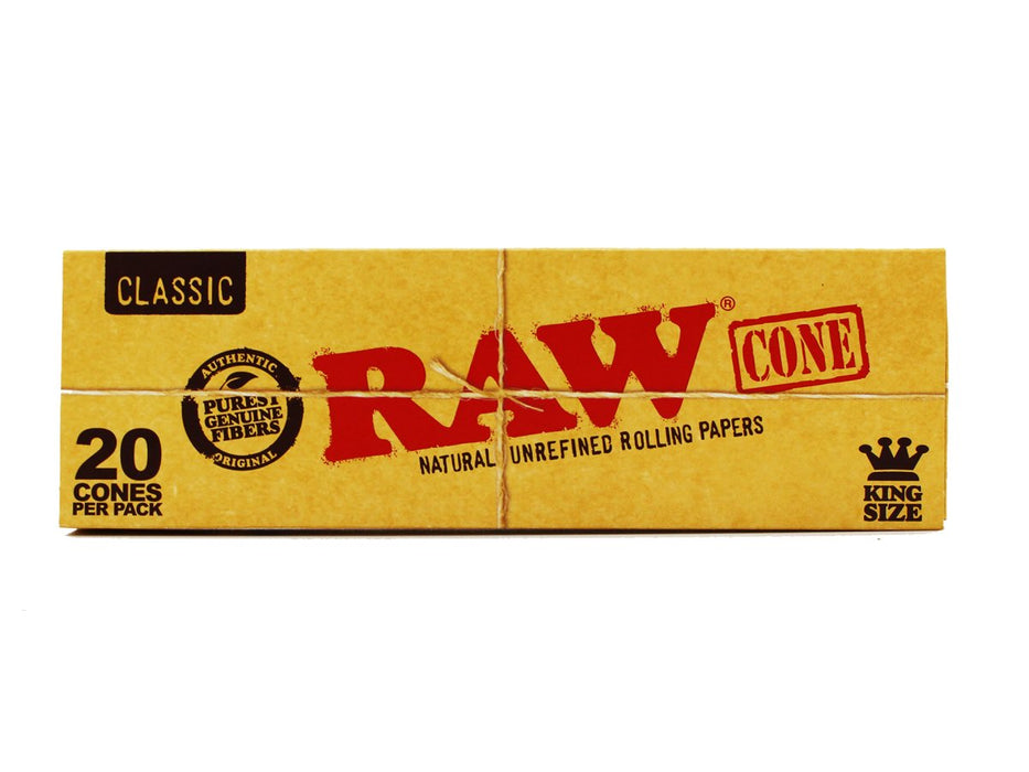 RAW Classic King Size Pre-Rolled Cones 20 Pack