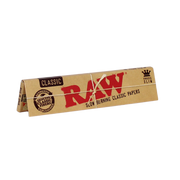 RAW Classic King Size Slim Rolling Papers | 32 Leaves
