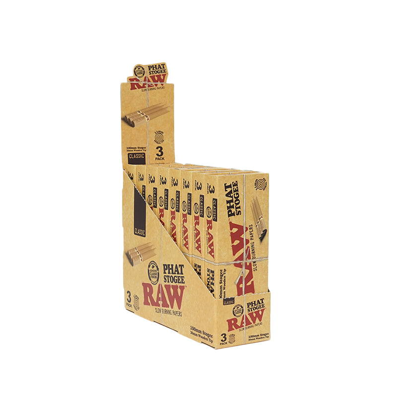 RAW Classic Phat Stogee 8 pack display