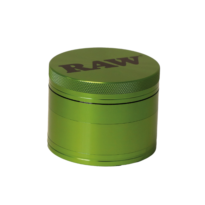 RAW Emerald Green Metal Aluminium Grinder view 4