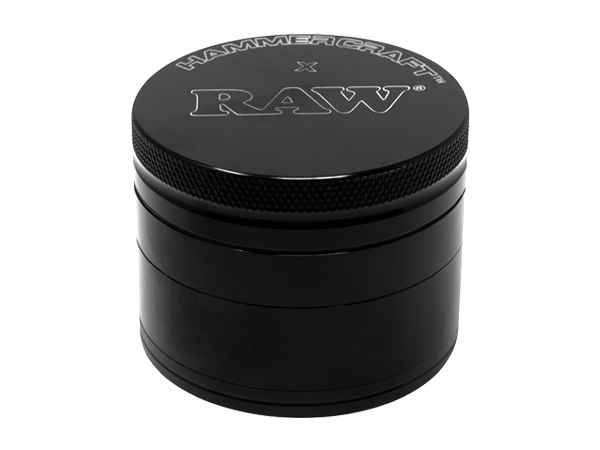 RAW Hammer Craft Medium Aluminium Grinder — Black