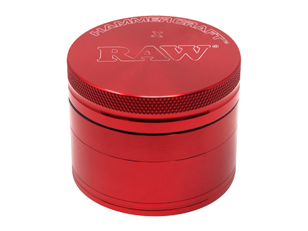 RAW Hammer Craft Large Aluminium Grinder — Red