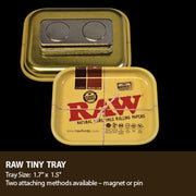 RAW Miniature Magnetic Rolling Tray 3.5cm × 4.5cm