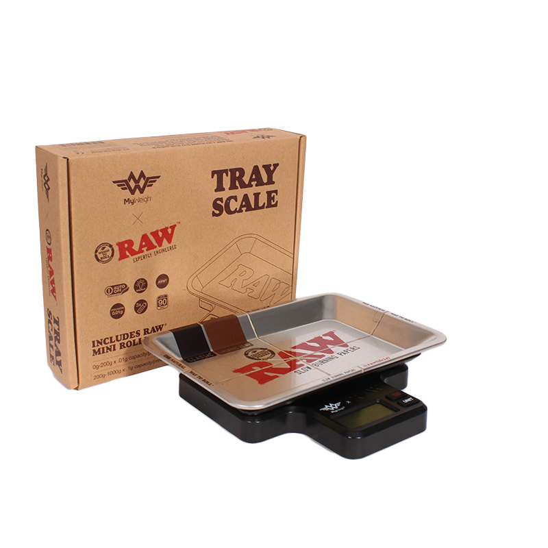 RAW x MY WEIGH Tray Scale official product image