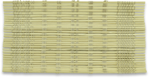 RAW Natural Bamboo Rolling Mat open