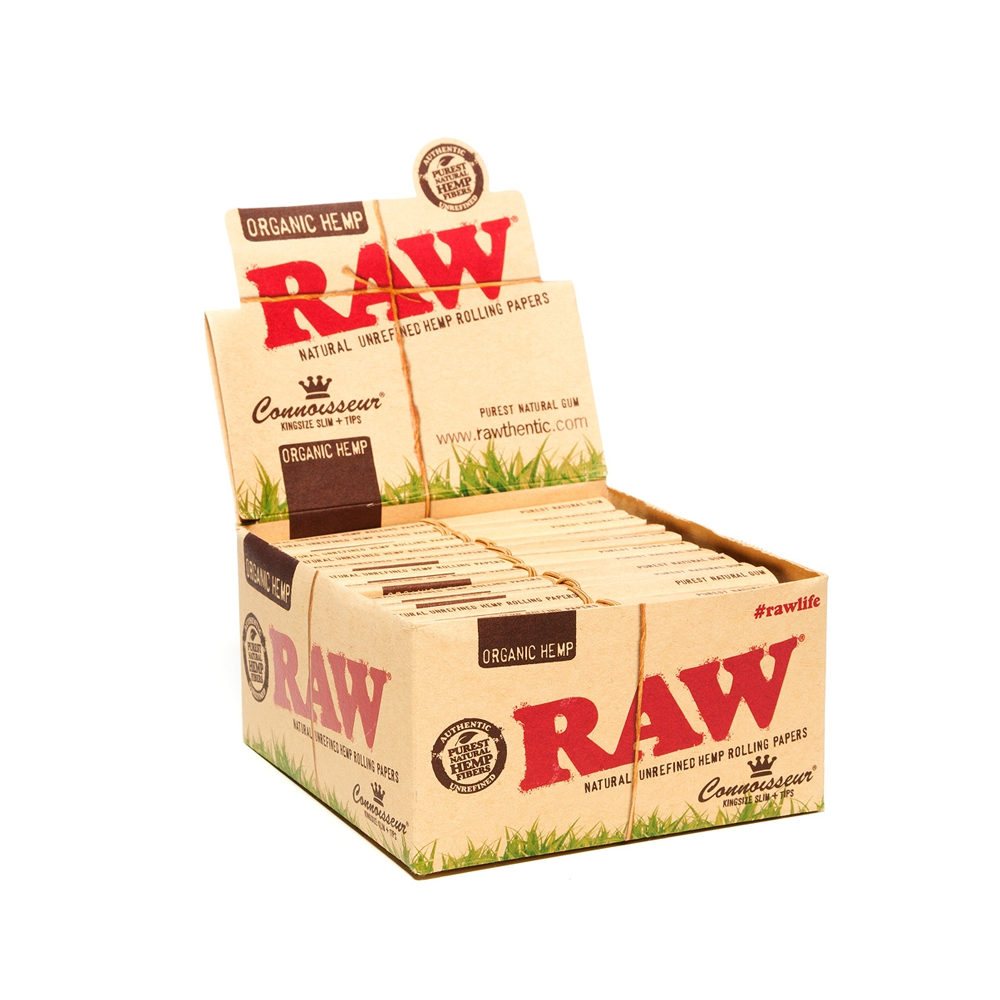 RAW Organic Connoisseur King Size Slim Papers and Tips