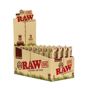 RAW Organic Hemp King Size Pre-Rolled Cones — 3-Pack