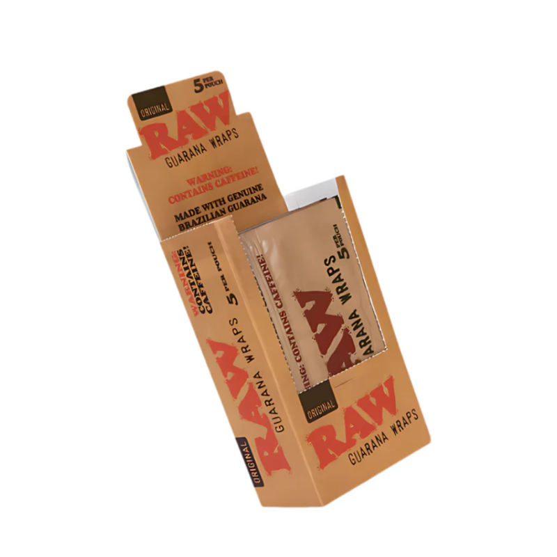 RAW Original Guarana Wraps 5 per Pouch
