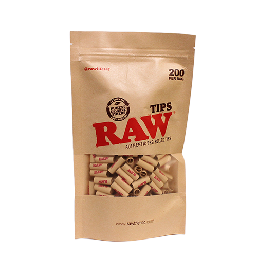 RAW Pre-Rolled Tips 200 Bag official product image