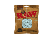 RAW Regular Cotton Filter Tips 8mm | 200 Filters