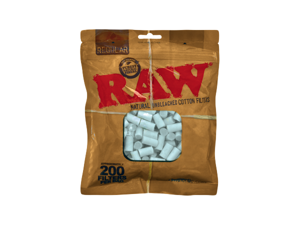 RAW Pure Cotton Filters 200 Pack official product image