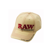 RAW Tan Poker Snapback Cap