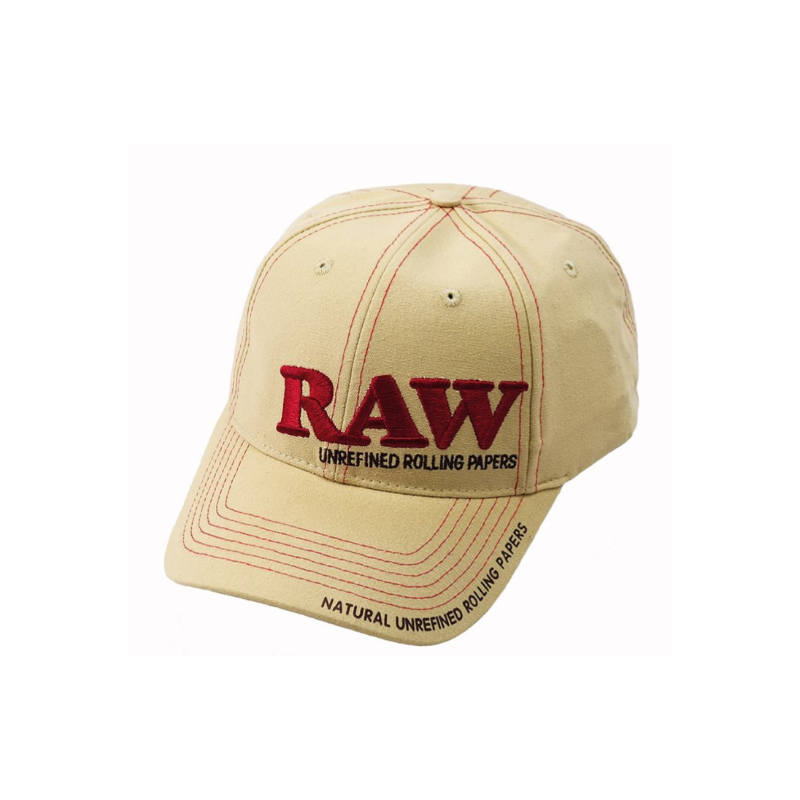 RAW Tan Poker Snapback Cap