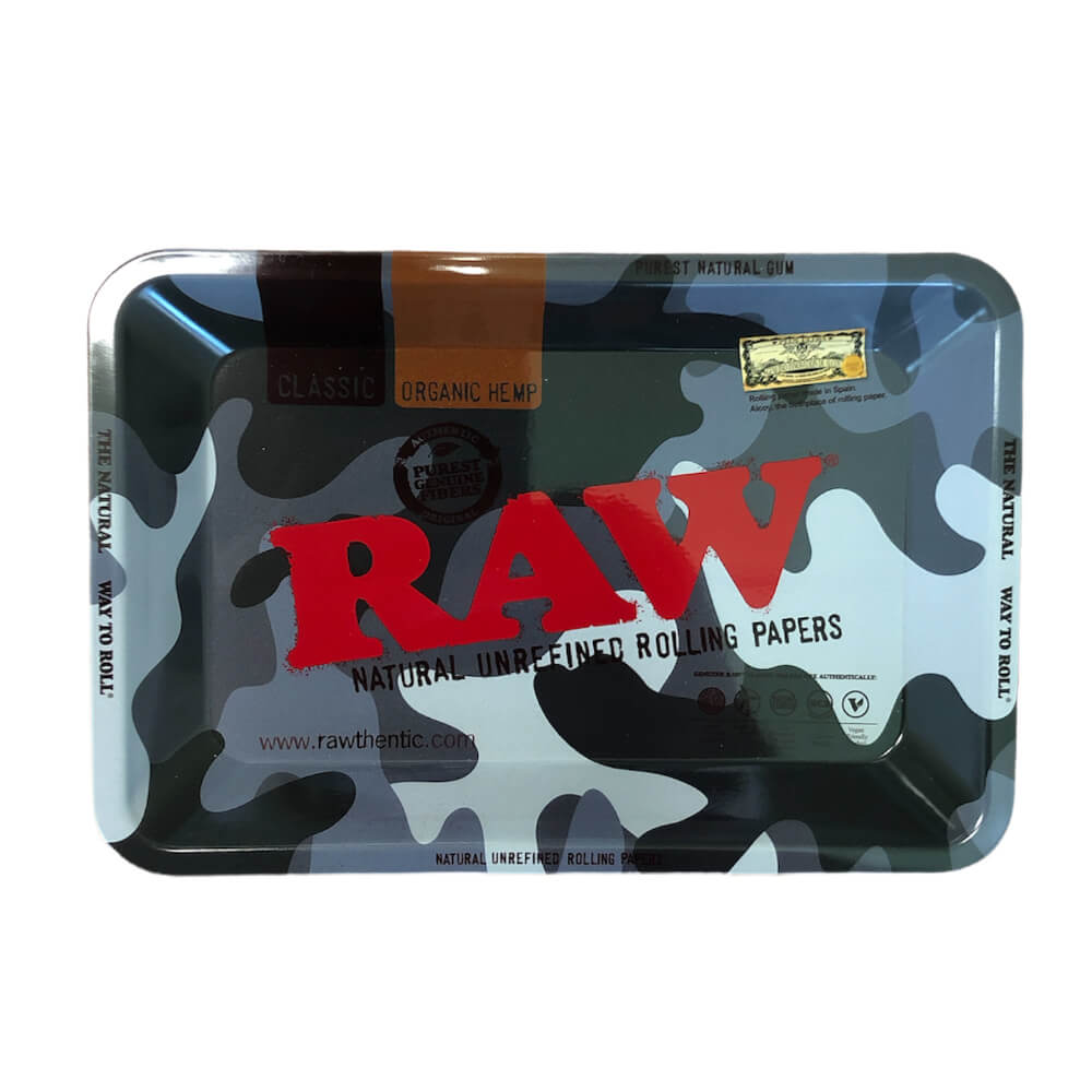 RAW Urban Camouflage Mini Metal Rolling Tray