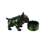 French Bulldog 2-Piece Resin Ashtray Set — SS-2509