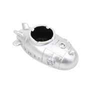 Silver-Coloured Submarine Resin Ashtray SS-1809 — 1 Piece