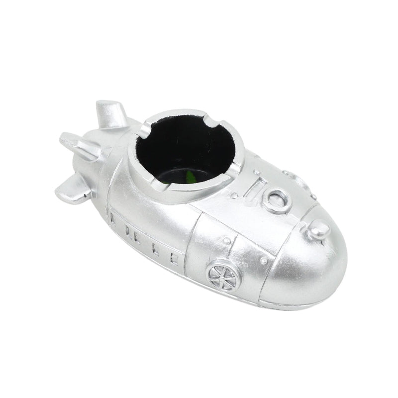 Resin Submarine Silver Ashtray SS-1809