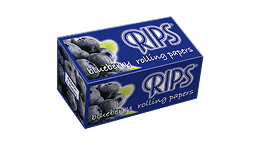 RIPS Blueberry Slim Flavoured Rolling Paper Roll 4m