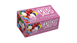 RIPS Bubblegum Slim Flavoured Rolling Paper Roll 4m