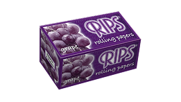 RIPS Grape Slim Flavoured Rolling Paper Roll 4m