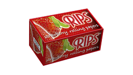 RIPS Strawberry Slim Flavoured Rolling Paper Roll 4m
