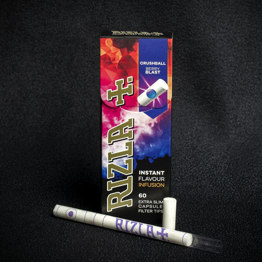 Rizla Berry Blast Extra Slim Crushball Filter Tips 60 Pack