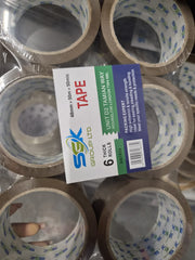 SGK Brown Packing Tape 48mm × 50m – 6 Rolls
