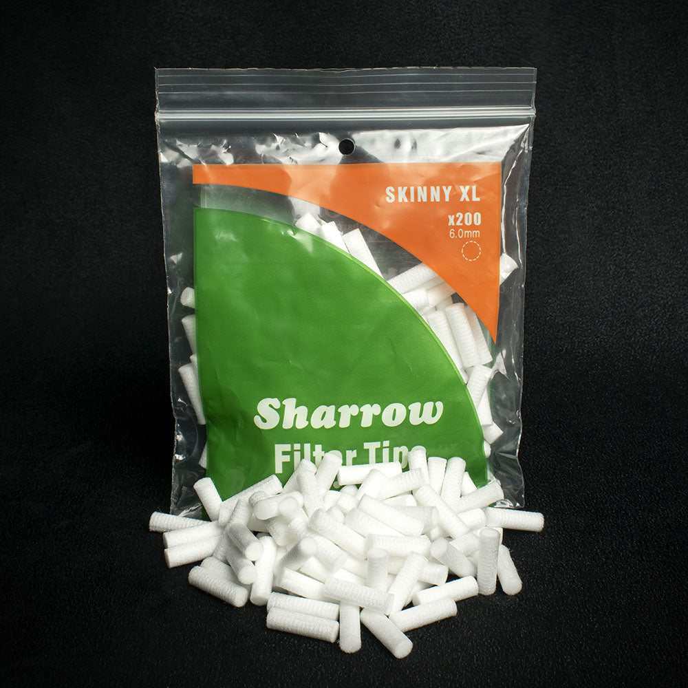 Sharrow Skinny XL Filter Tips 6mm x 20mm 200 Pack