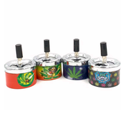 Smokeless Push Down Spinning Ashtray FE-0608