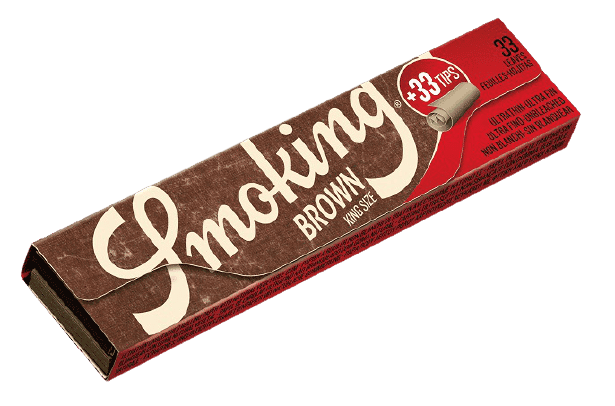 Smoking Brown King Size + Tips booklet