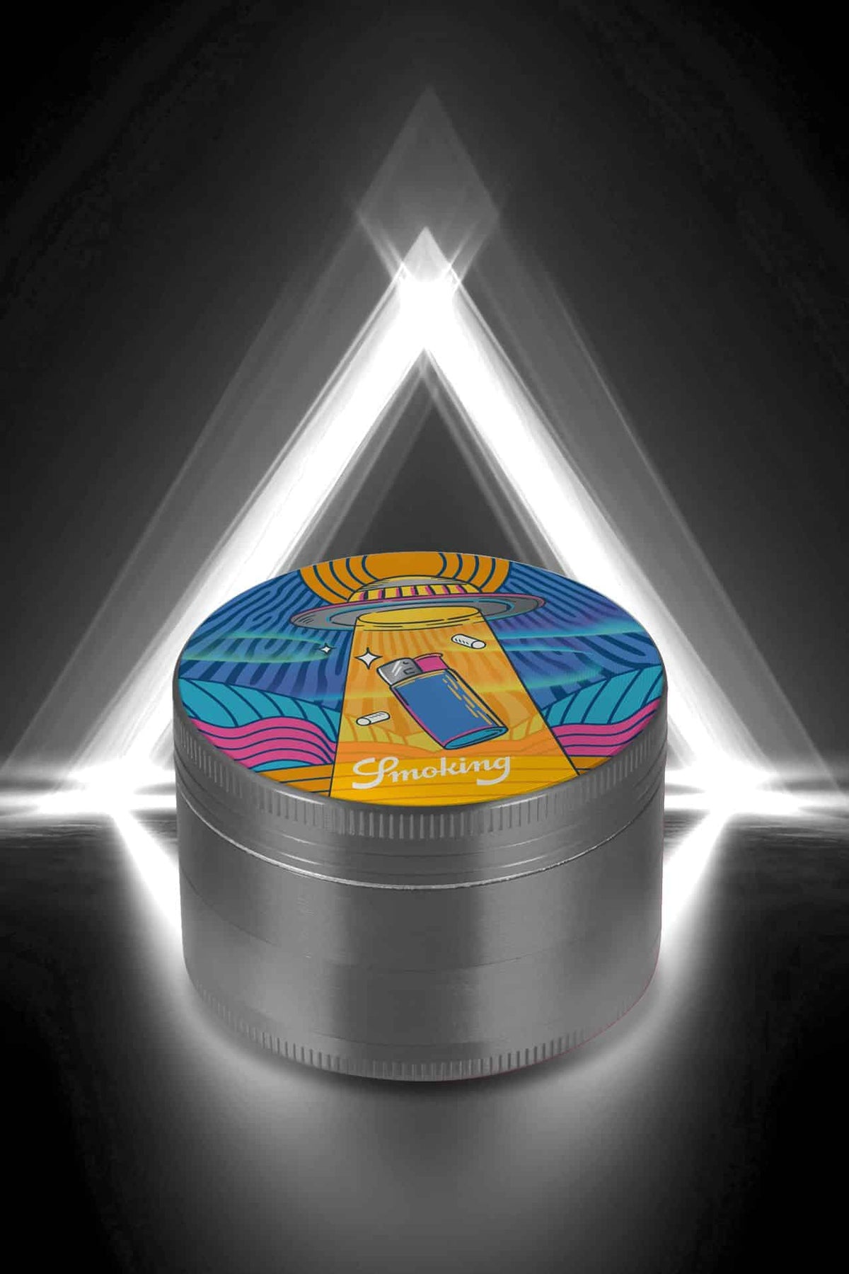 Smoking Euphoria Halo Abduction 4-Part Metal Grinder