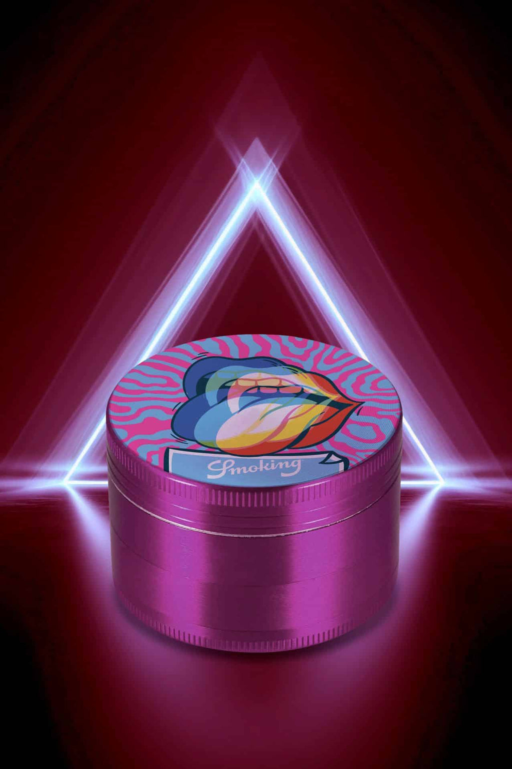 Smoking Euphoria Halo Tongue 4-Part Metal Grinder