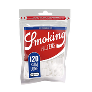 Smoking Slim Long Gummed Filters 6mm x 22mm | 120 Filters