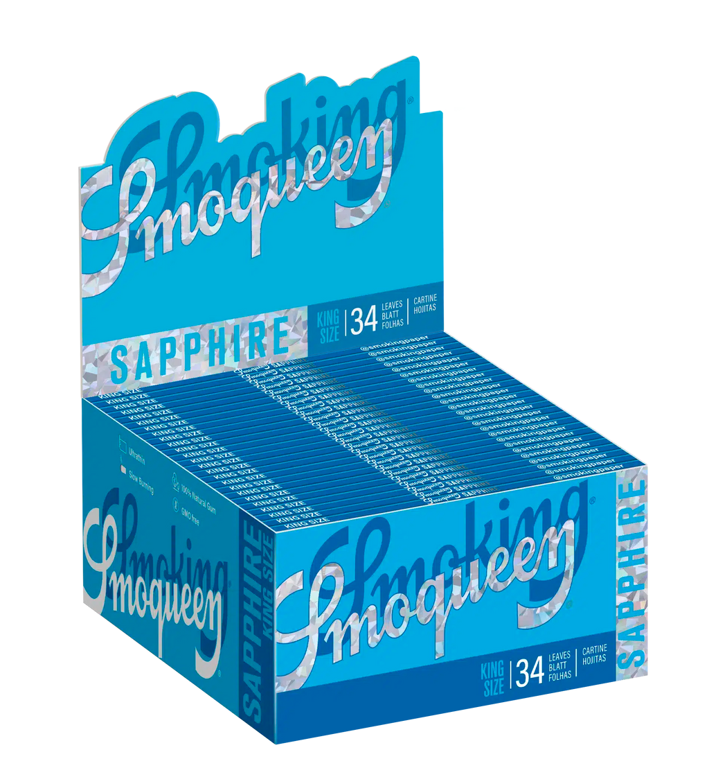 Smoking Smoqueen Sapphire King Size full display