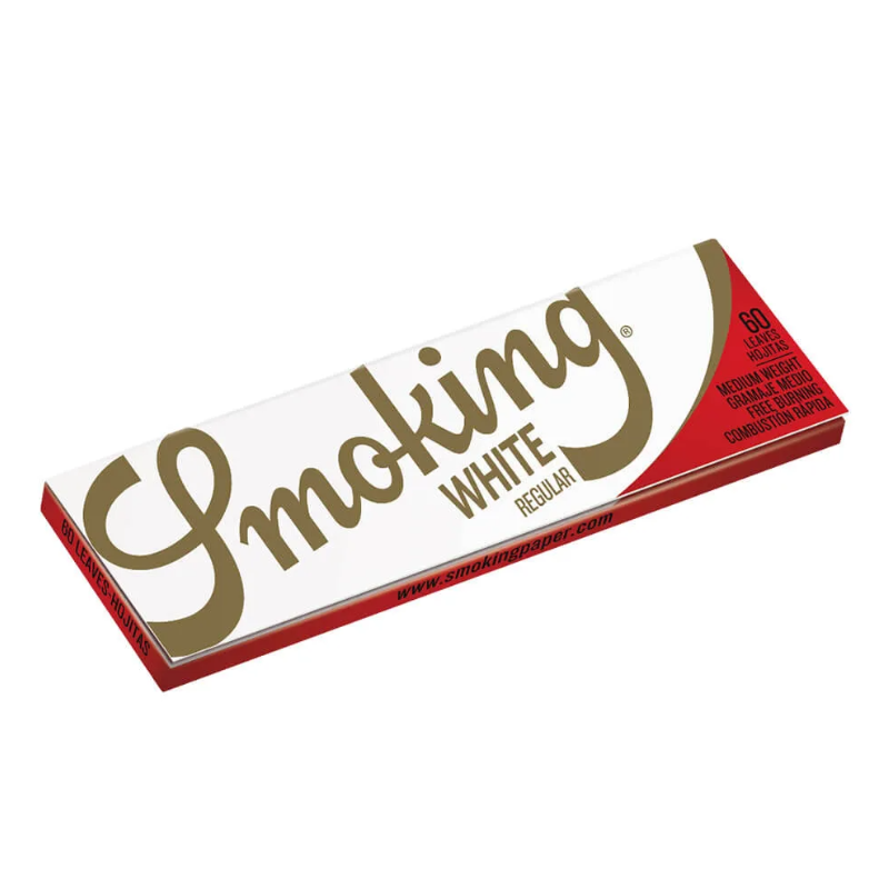 Smoking White Regular rolling papers single booklet