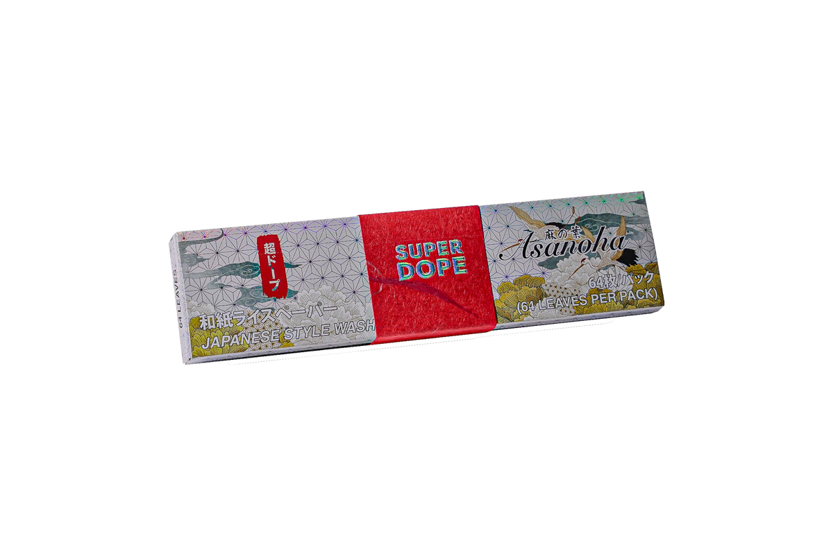 Super Dope Asanoha King Size Wide Rolling Papers 64 Leaves