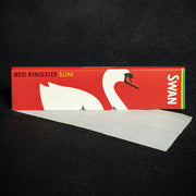 Swan Red King Size Slim Rolling Papers | 32 Leaves
