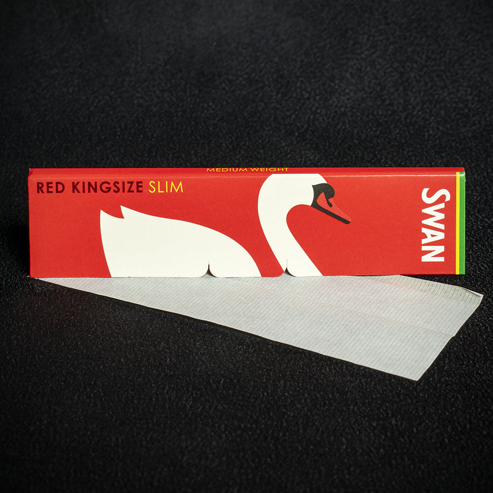 Swan Red King Size Slim Rolling Papers - 32 Leaves