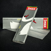 Swan Silver King Size Slim Rolling Papers | 32 Leaves