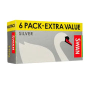 Swan Silver Regular Rolling Papers | 6-Booklet Multipack