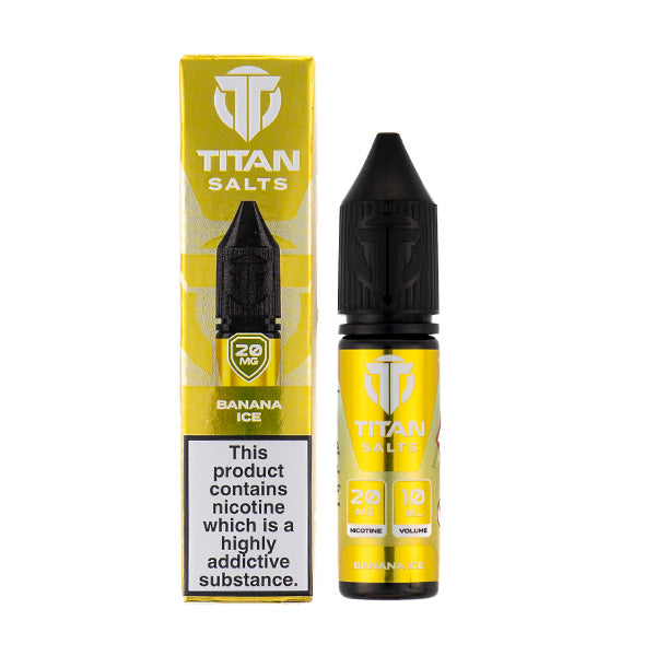 Titan Salts Banana Ice 20mg nic salt e-liquid 10ml