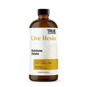 True Terpenes Rainbow Zelato Live Resin 2ml bottle