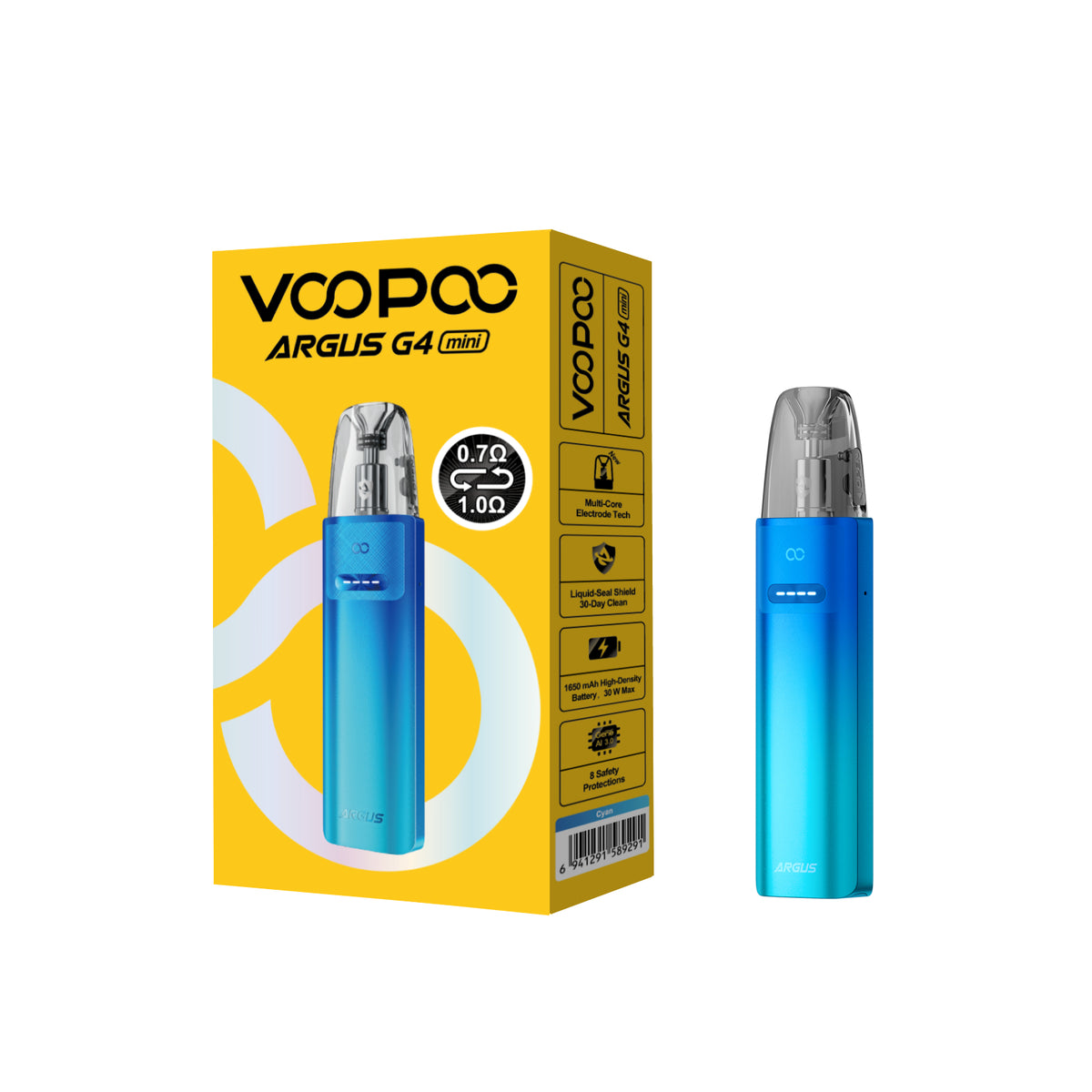 VOOPOO Argus G4 Mini Cyan official product image
