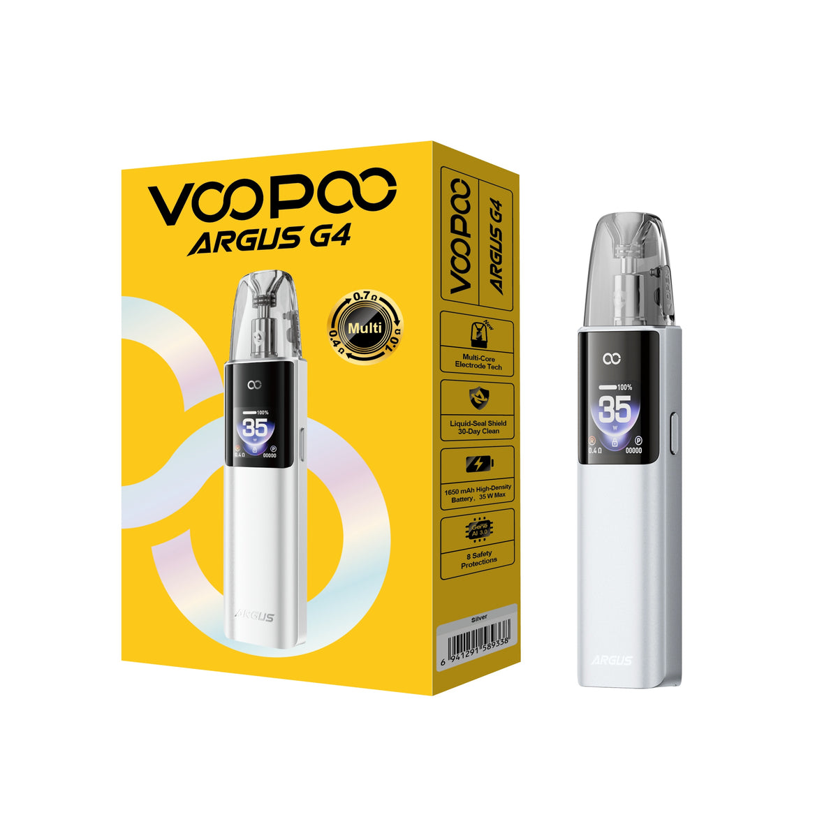 VOOPOO Argus G4 Silver official product image