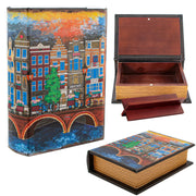 Amsterdam Wooden Book Storage Box — Canal Design