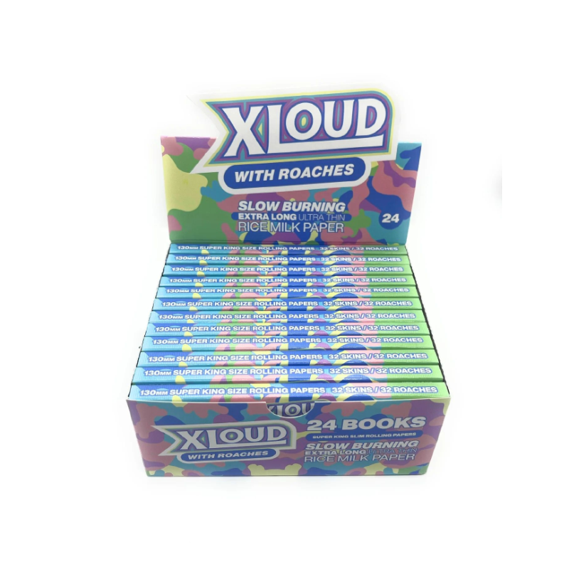Xloud 130mm Combo Papers + Roach Tips