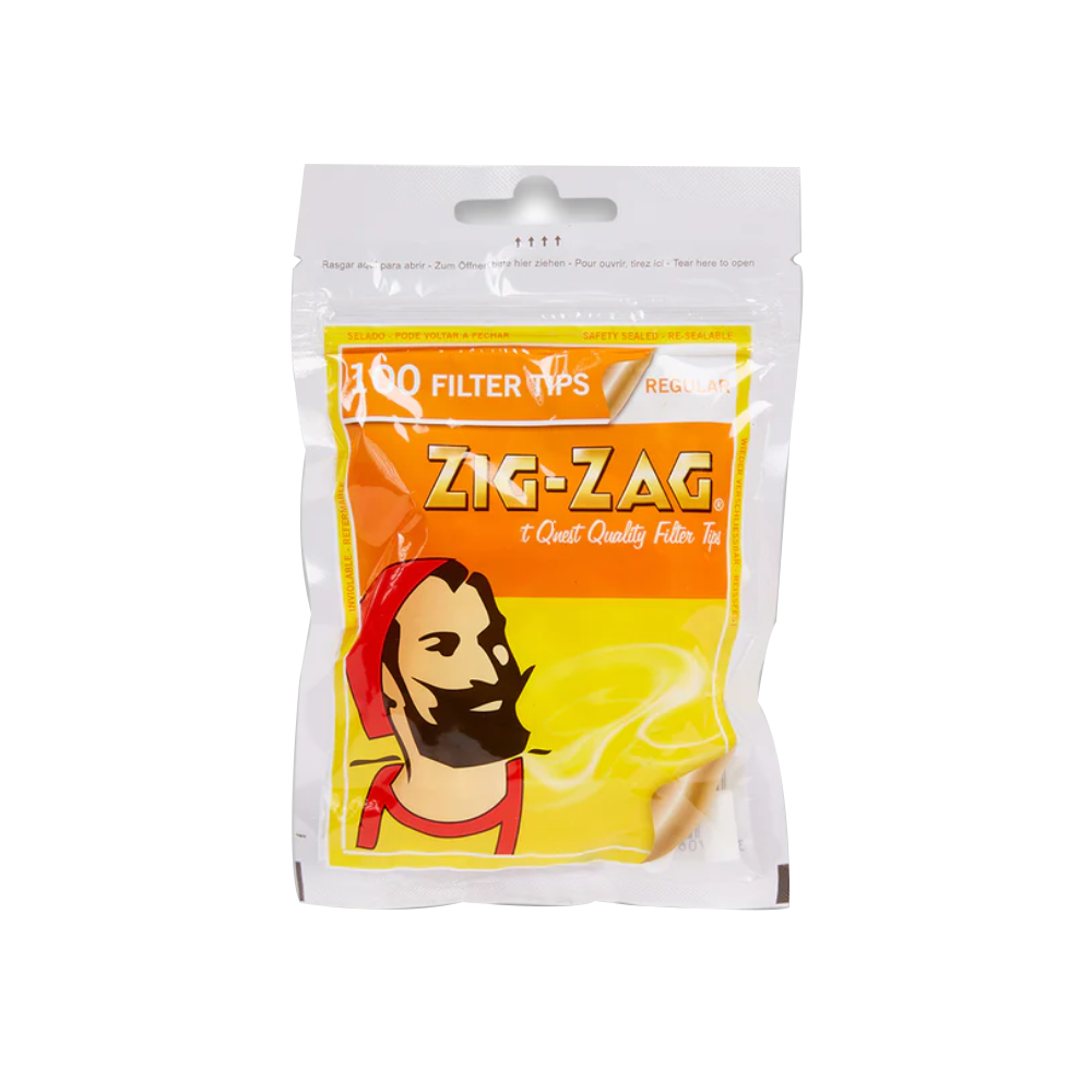 Zig-Zag Regular Filter Tips 7mm - 100 Tips